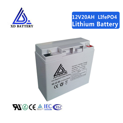 Litio profundo Ion Battery For Rv, OEM Li Ion Rv Battery del ciclo de 20AH 12v