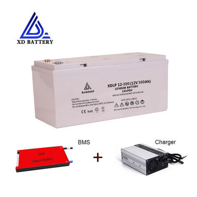 Litio Ion Battery 300ah de Lifepo4 12v para la vida de ciclo del aparato 9000 de la alarma SilkLP12-300